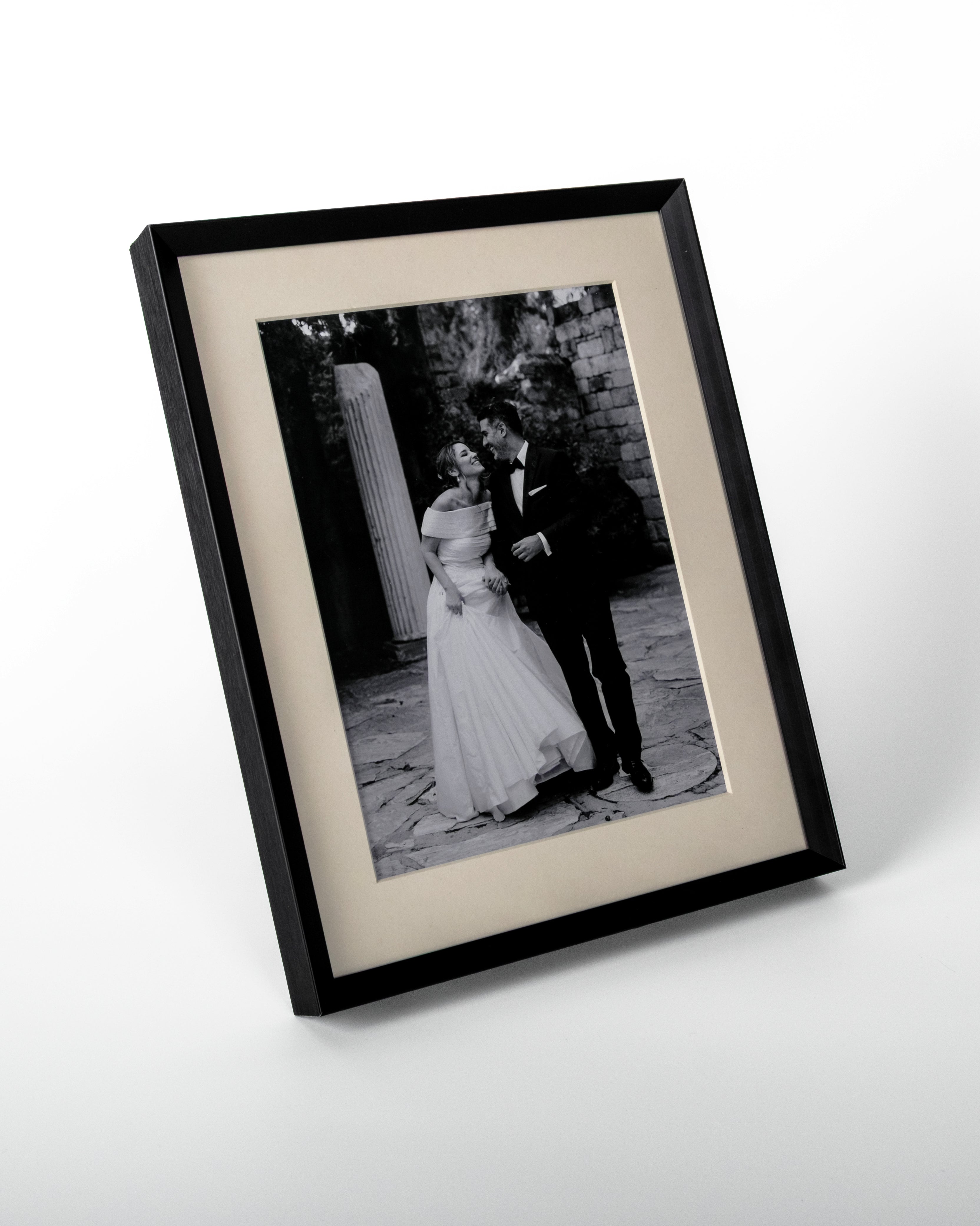 Black Metal photo frame portrait orientation